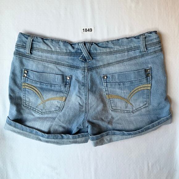 Highway Jeans Women’s Frayed & Light Waxed Denim Shorts Size 9, Blue - Picture 11 of 11